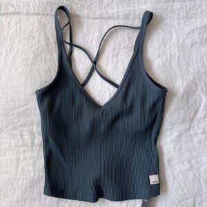 vuori turqoise tank top, xs